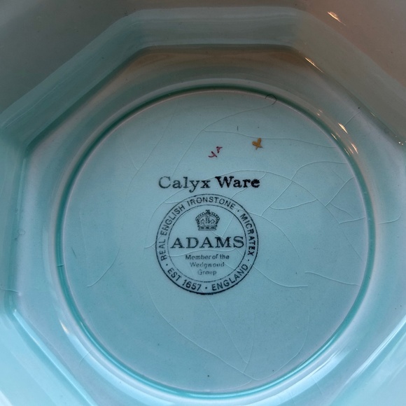 Calyx Ware Adams Member of the Wedgewood Group Light Blue Tureen with the Lid - Picture 8 of 8